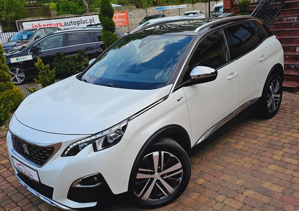 Peugeot 3008 cena 99999 przebieg: 134000, rok produkcji 2018 z Zawiercie małe 781